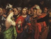 Christ and the Adulteress Lorenzo Lotto
